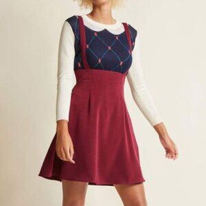 ModCloth Overall Winner Jumper in Wine